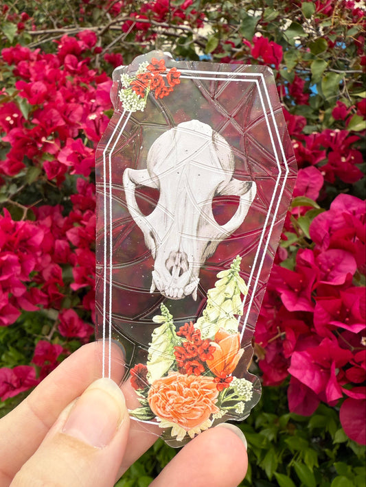 Grey Fox Coffin Sun Catcher
