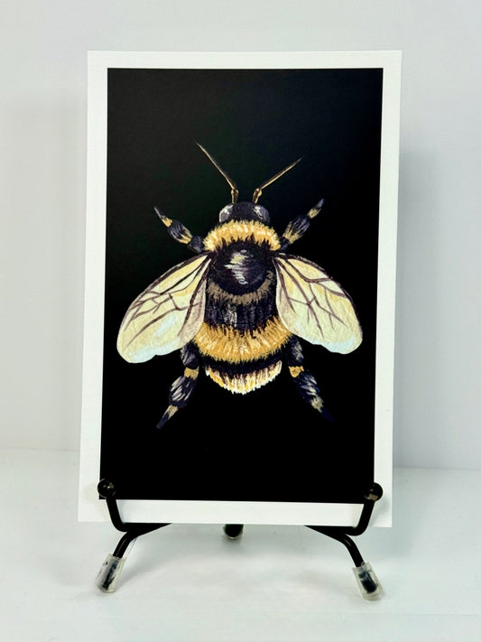 Bee Butt Art Print 4x6