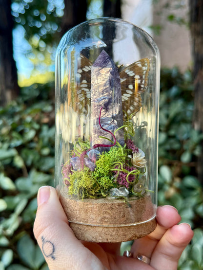 Crystal Tower Floral Dome