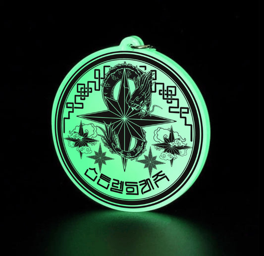 5Star Dragon Acrylic Keychain (Glow)